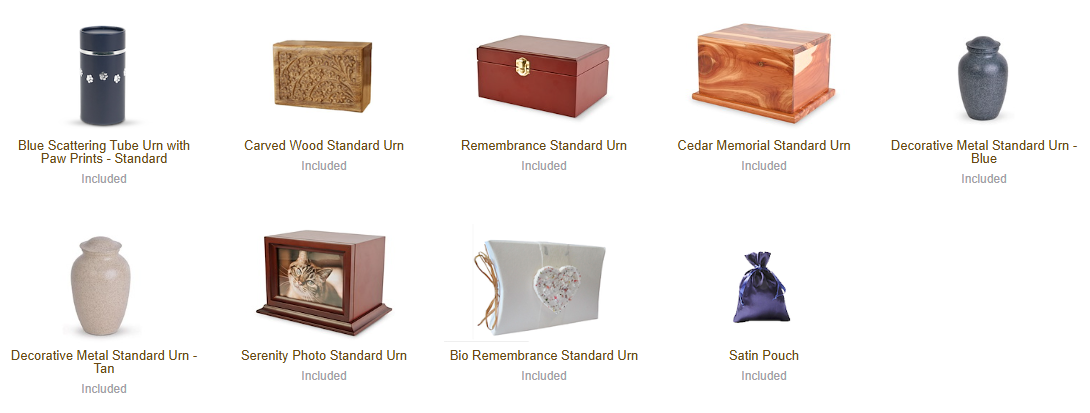 Pet Cremation Urns