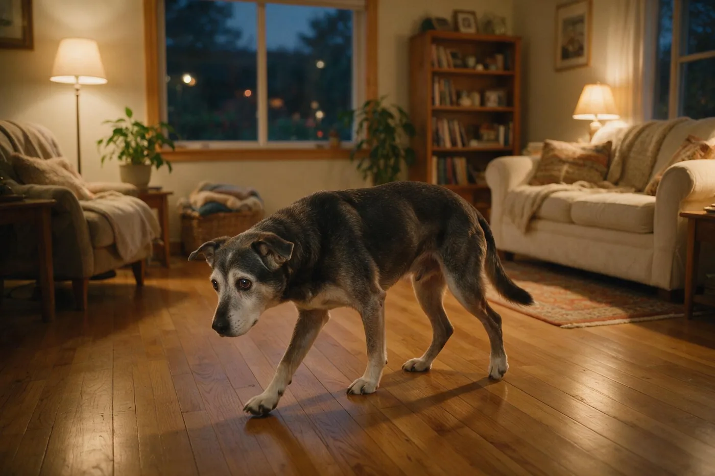 Why Is My Old Dog Pacing and Panting at Night?